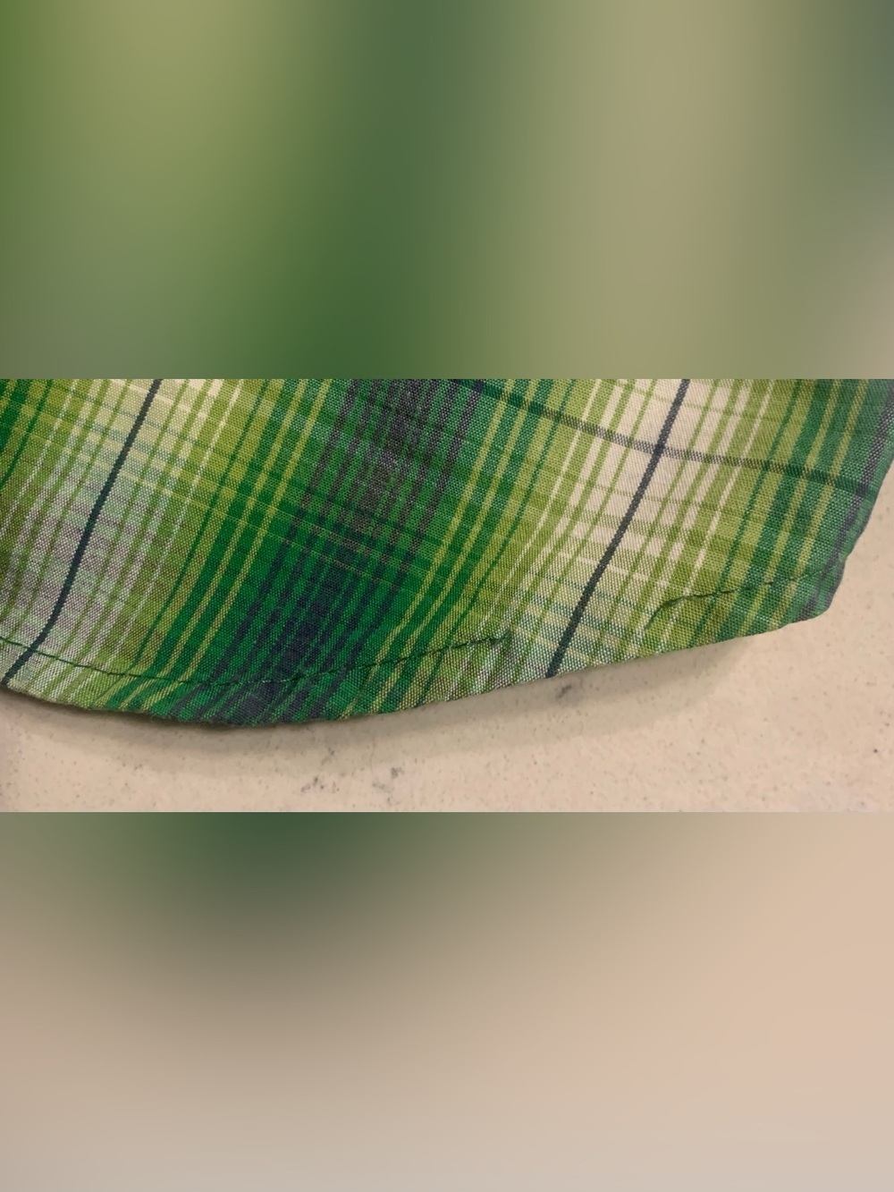 Roper women's plaid pearl snap long sleeve plaid green shirt - size small - Picture 7 of 7